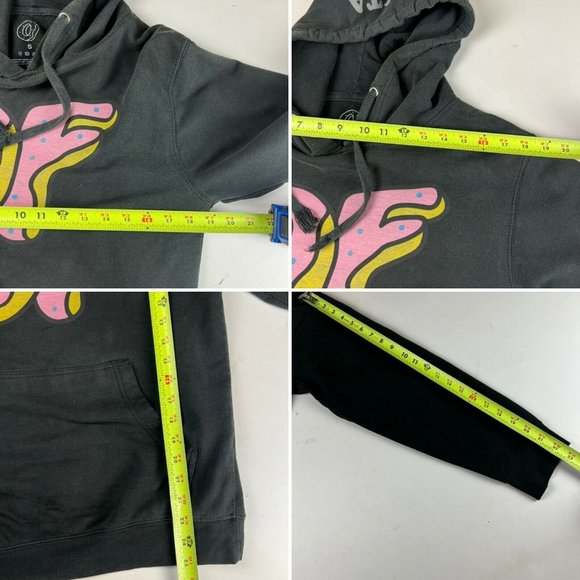 Odd Future Hoodie Men Small Black Donut Igor  Tyler The Creator OFWGKTA Pullover - Picture 10 of 10